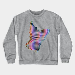 Abstract lines and colors Crewneck Sweatshirt